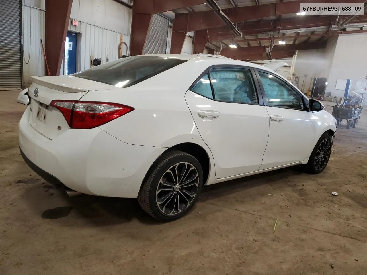 2016 Toyota Corolla L VIN: 5YFBURHE9GP533109 Lot: 74973154