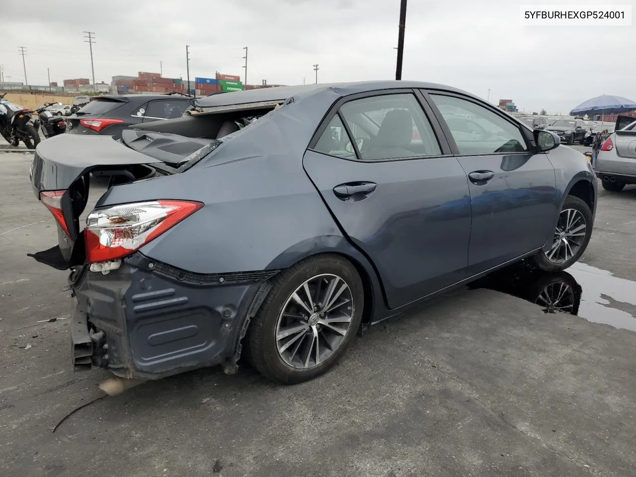 2016 Toyota Corolla L VIN: 5YFBURHEXGP524001 Lot: 74975504