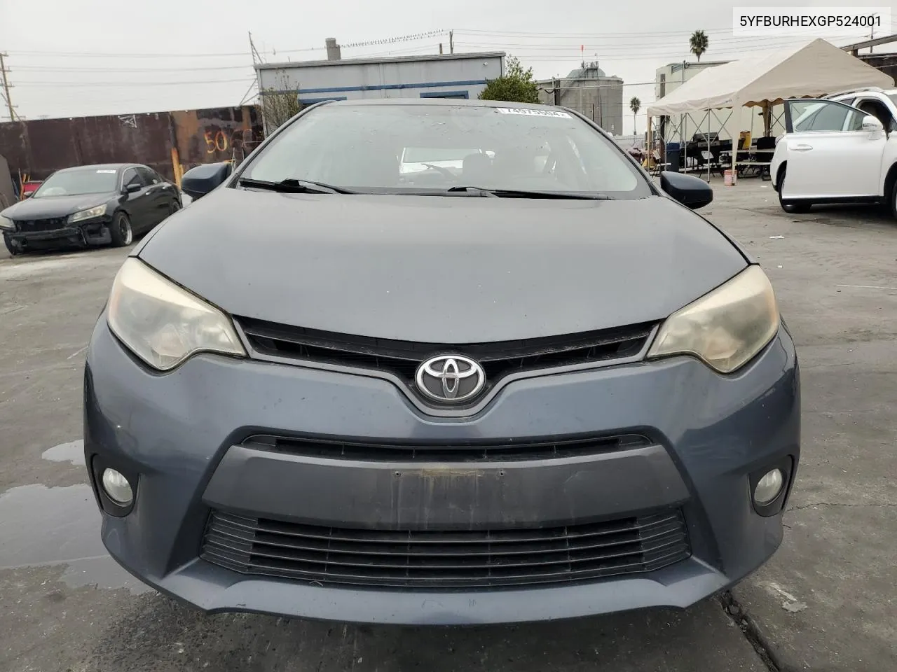 2016 Toyota Corolla L VIN: 5YFBURHEXGP524001 Lot: 74975504