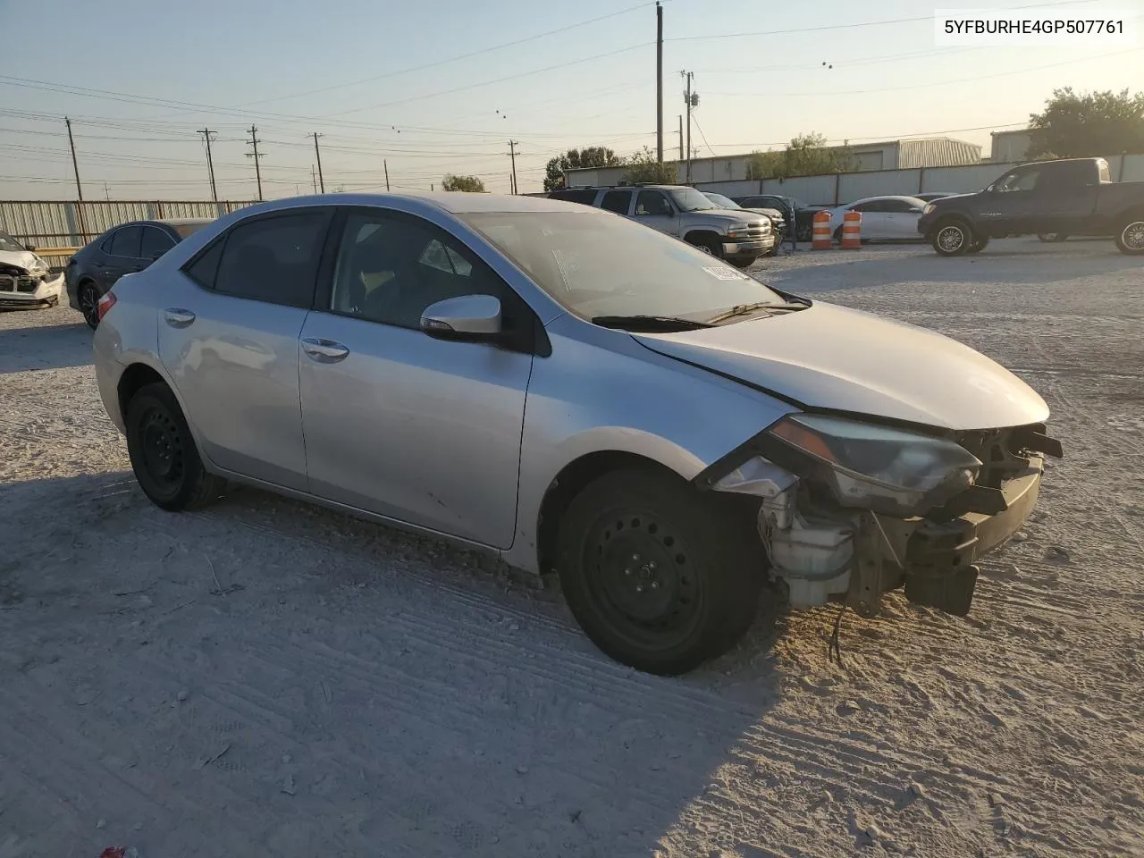 2016 Toyota Corolla L VIN: 5YFBURHE4GP507761 Lot: 74999494