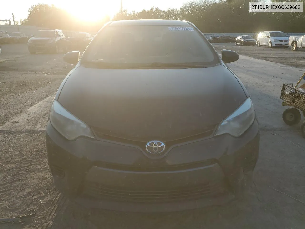 2016 Toyota Corolla L VIN: 2T1BURHEXGC639682 Lot: 75015324