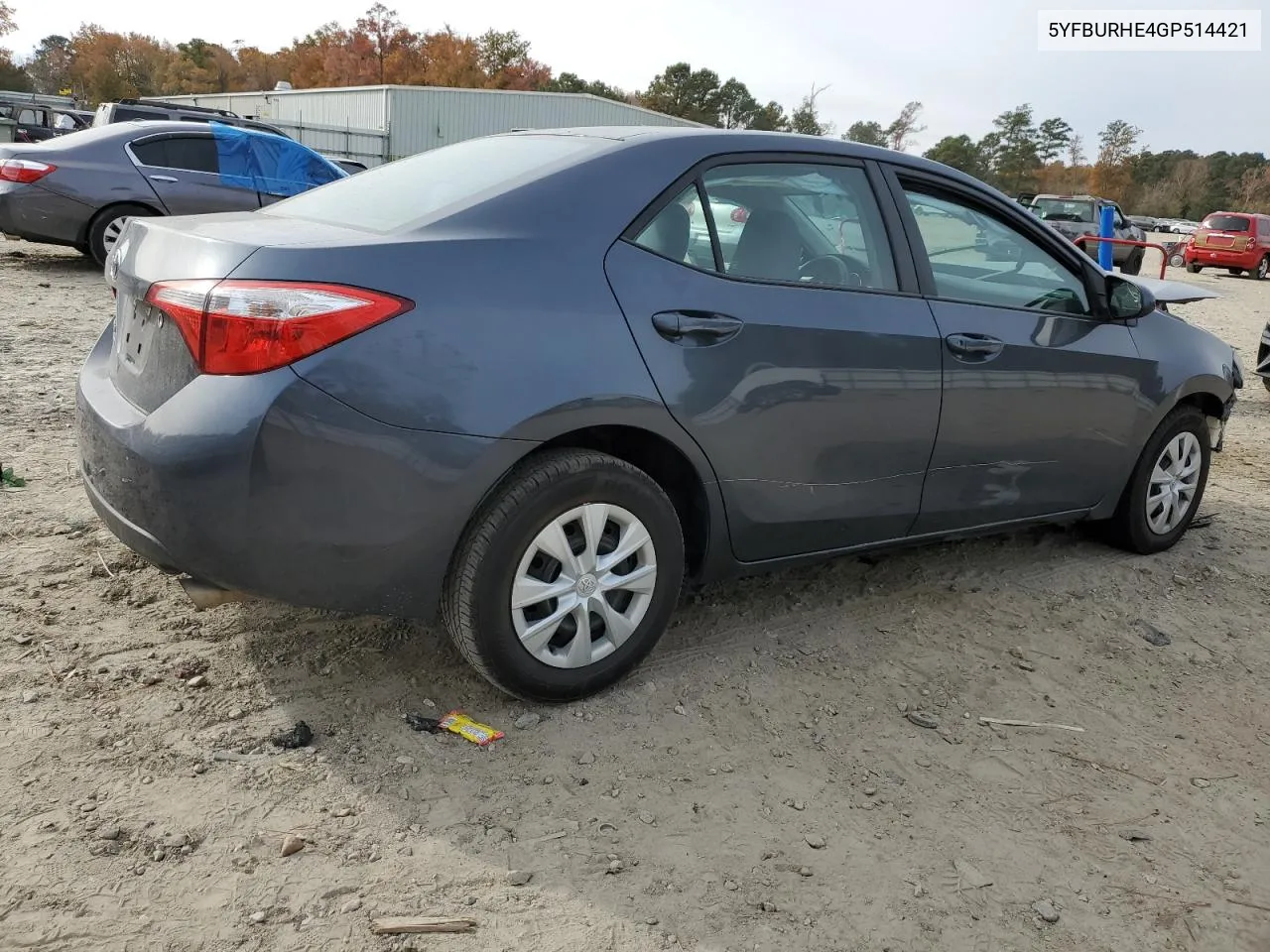 2016 Toyota Corolla L VIN: 5YFBURHE4GP514421 Lot: 75024193