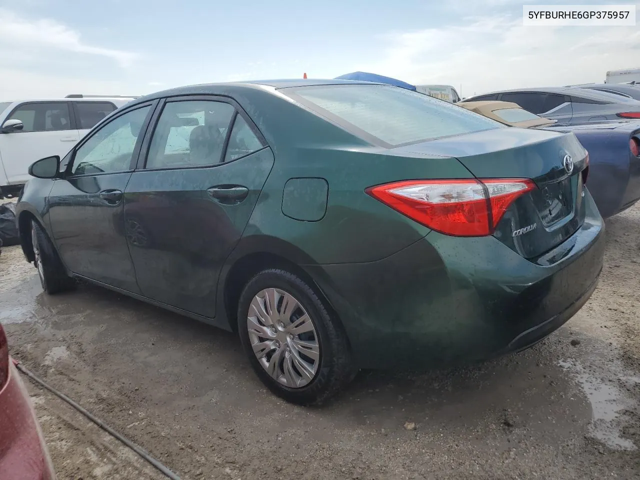 2016 Toyota Corolla L VIN: 5YFBURHE6GP375957 Lot: 75076674