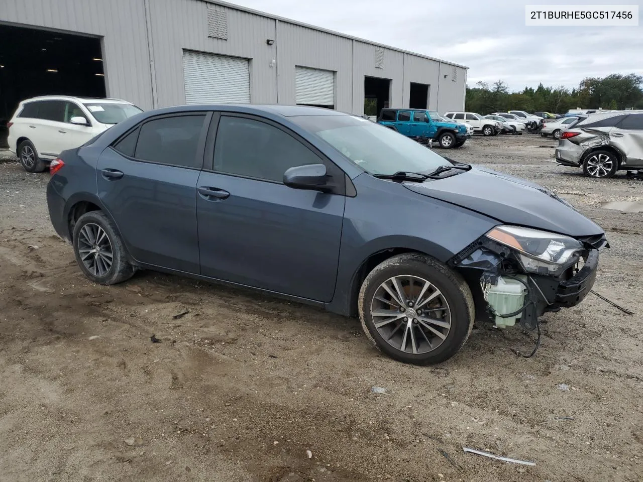 2016 Toyota Corolla L VIN: 2T1BURHE5GC517456 Lot: 75194854