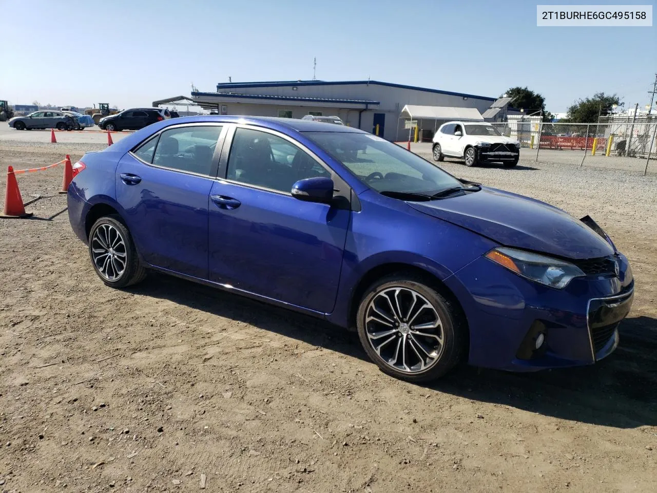 2016 Toyota Corolla L VIN: 2T1BURHE6GC495158 Lot: 75307794