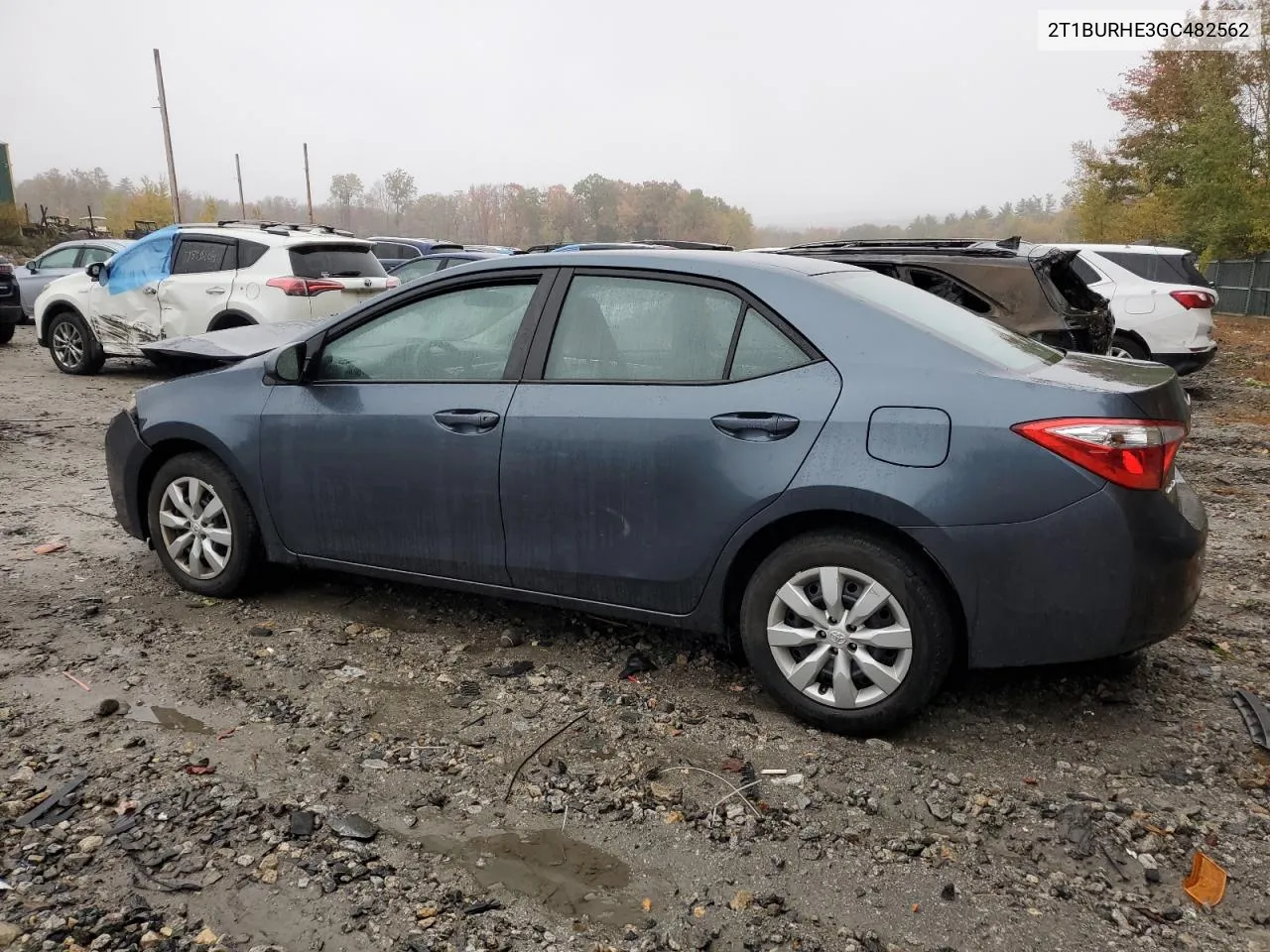 2016 Toyota Corolla L VIN: 2T1BURHE3GC482562 Lot: 75415714