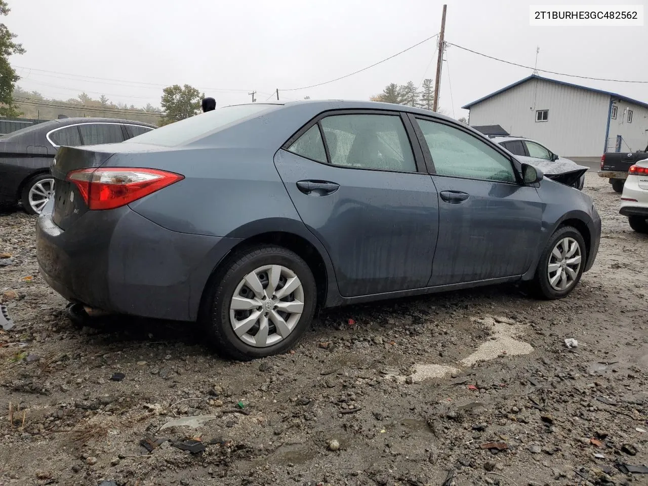 2016 Toyota Corolla L VIN: 2T1BURHE3GC482562 Lot: 75415714