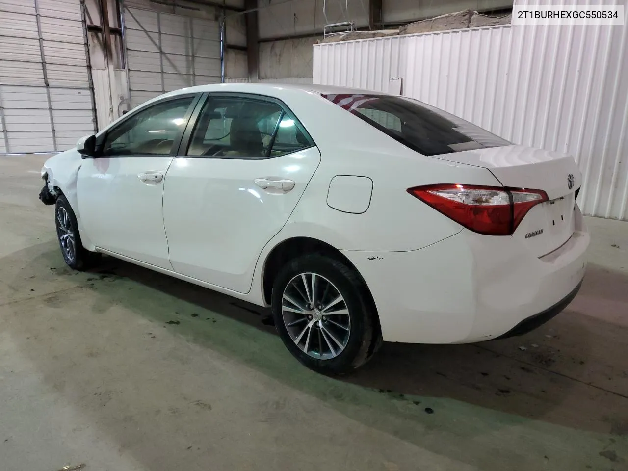 2016 Toyota Corolla L VIN: 2T1BURHEXGC550534 Lot: 75821664