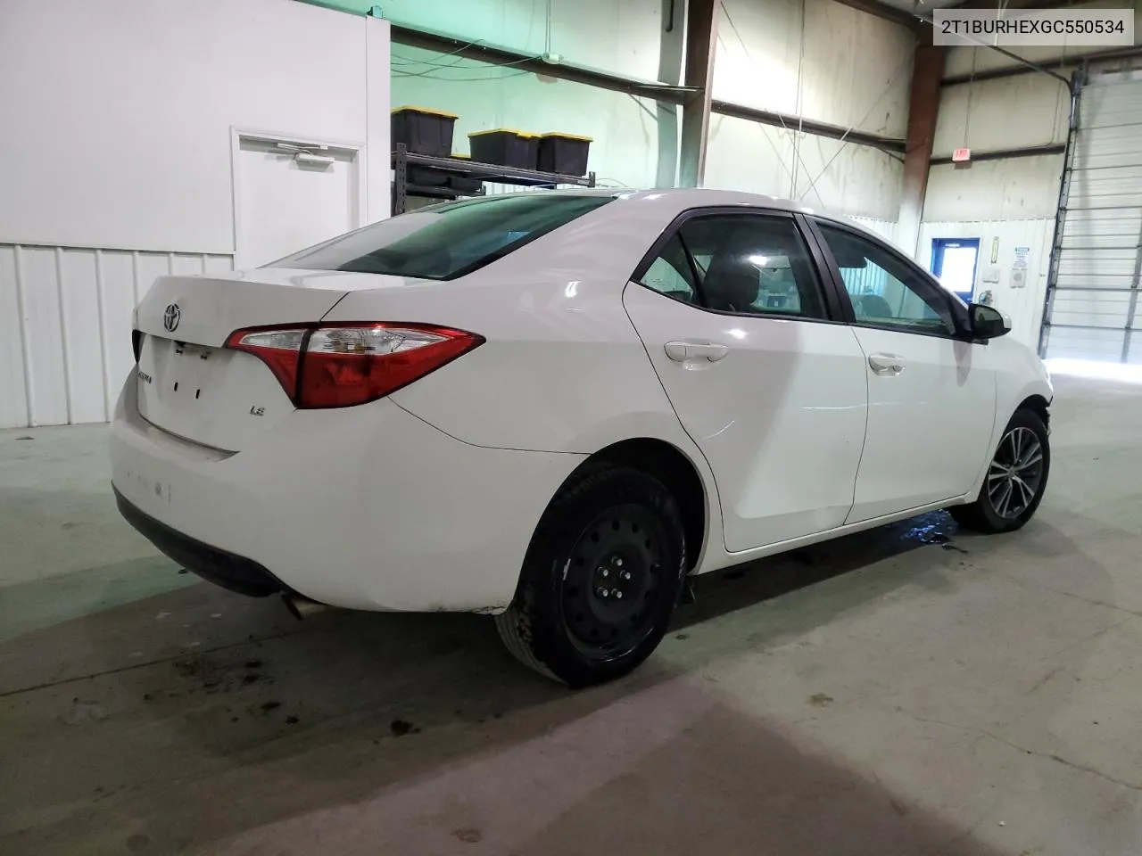 2016 Toyota Corolla L VIN: 2T1BURHEXGC550534 Lot: 75821664