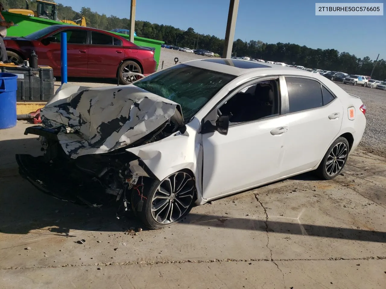 2016 Toyota Corolla L VIN: 2T1BURHE5GC576605 Lot: 75840654