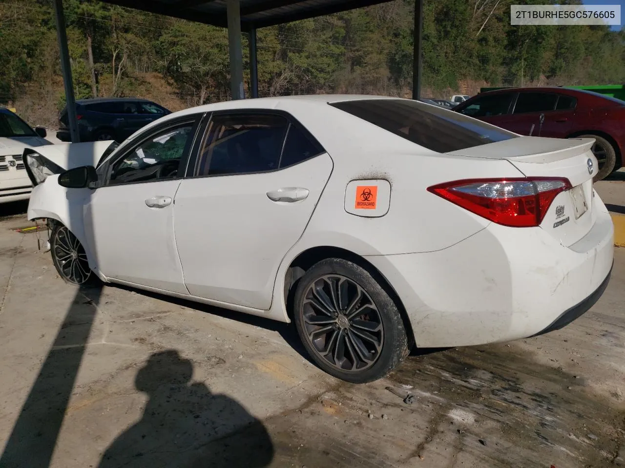 2016 Toyota Corolla L VIN: 2T1BURHE5GC576605 Lot: 75840654