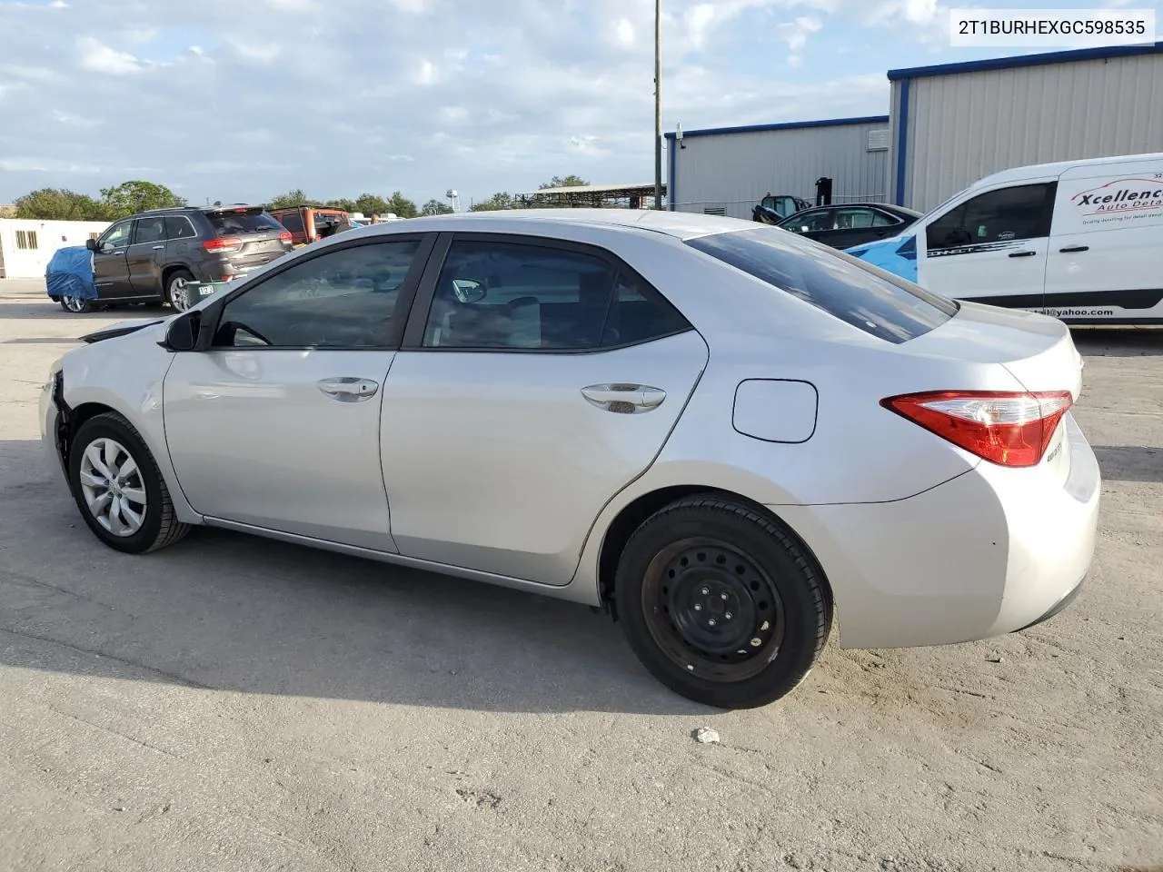 2016 Toyota Corolla L VIN: 2T1BURHEXGC598535 Lot: 75882034