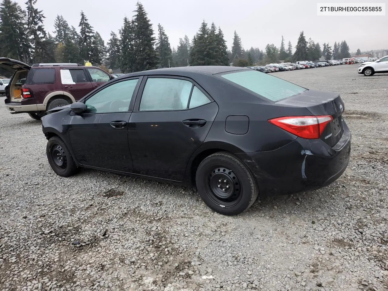 2016 Toyota Corolla L VIN: 2T1BURHE0GC555855 Lot: 75884774