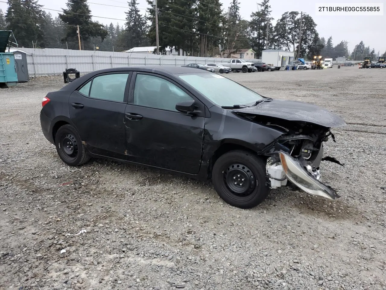 2016 Toyota Corolla L VIN: 2T1BURHE0GC555855 Lot: 75884774