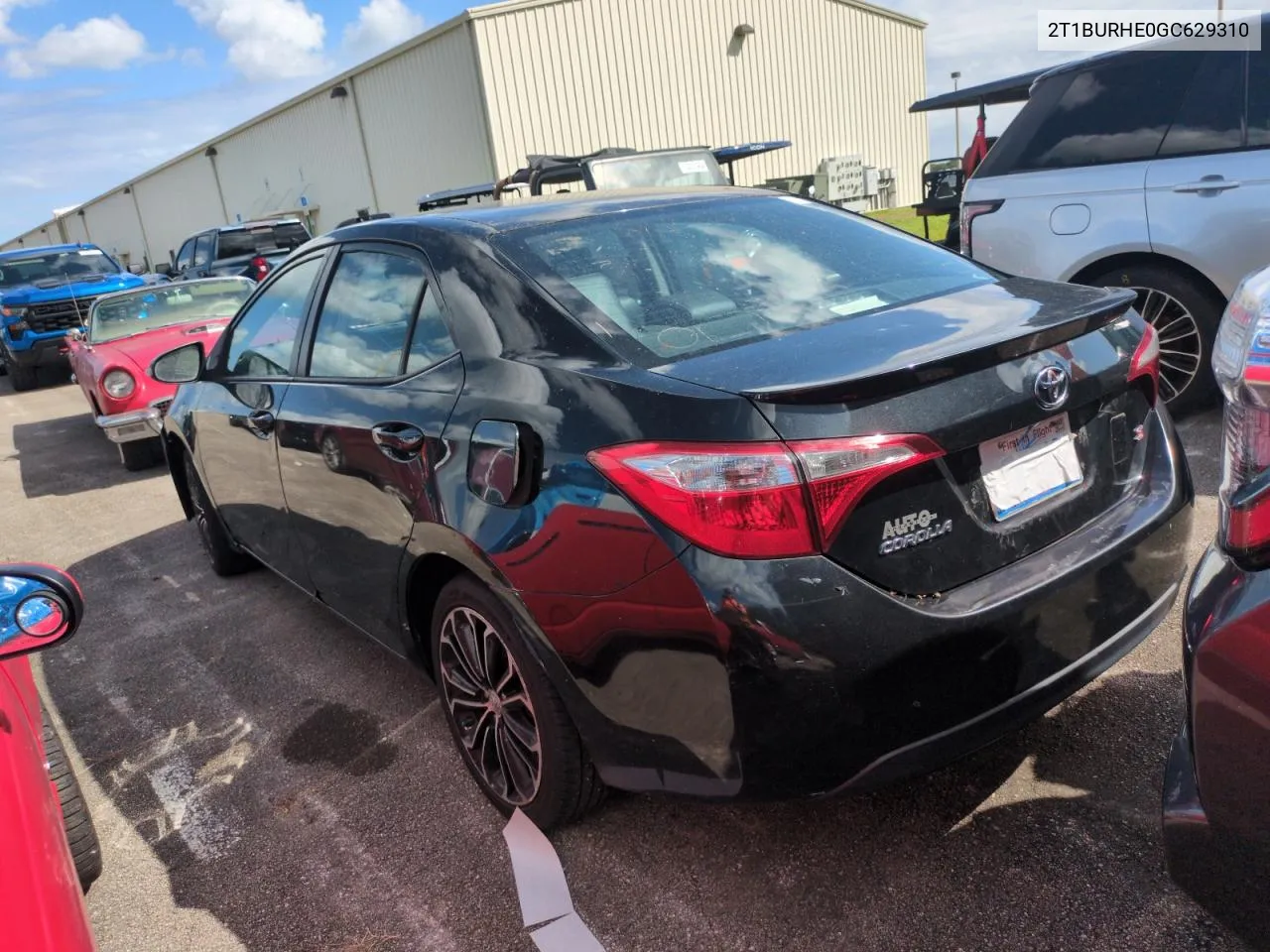 2016 Toyota Corolla L VIN: 2T1BURHE0GC629310 Lot: 76015424