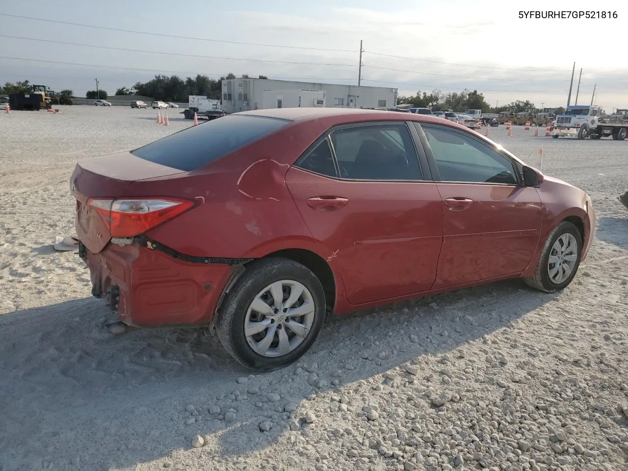 2016 Toyota Corolla L VIN: 5YFBURHE7GP521816 Lot: 76022244