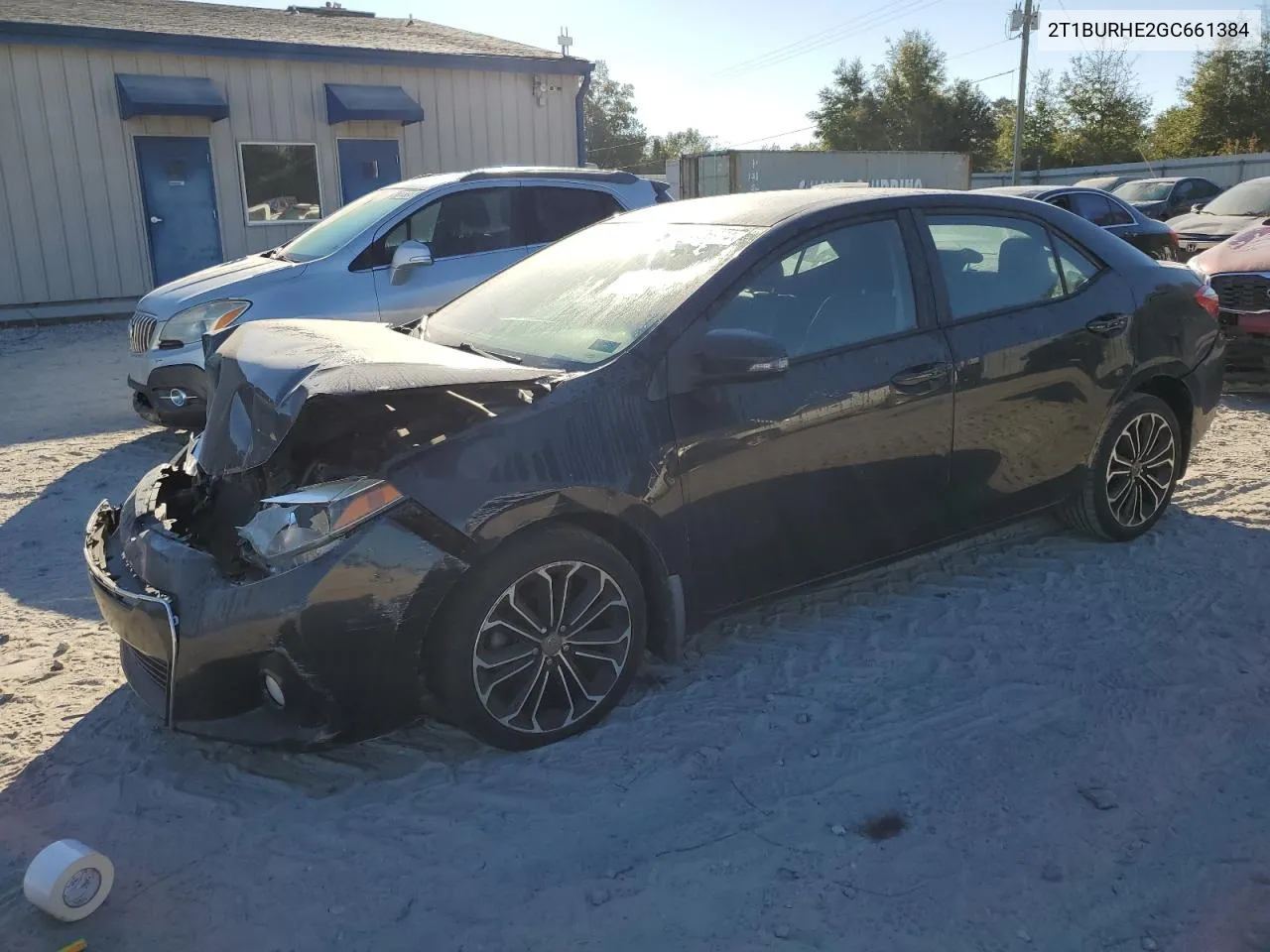 2016 Toyota Corolla L VIN: 2T1BURHE2GC661384 Lot: 76026974