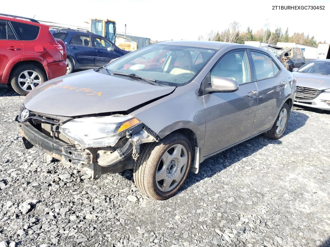 2016 Toyota Corolla L VIN: 2T1BURHEXGC730452 Lot: 76034484