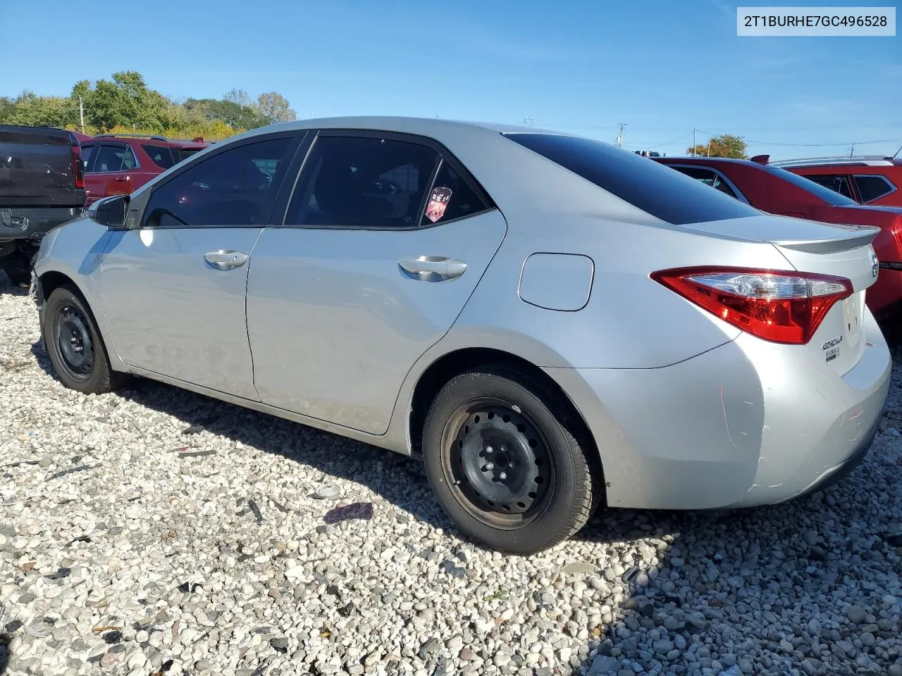 2016 Toyota Corolla L VIN: 2T1BURHE7GC496528 Lot: 76060154