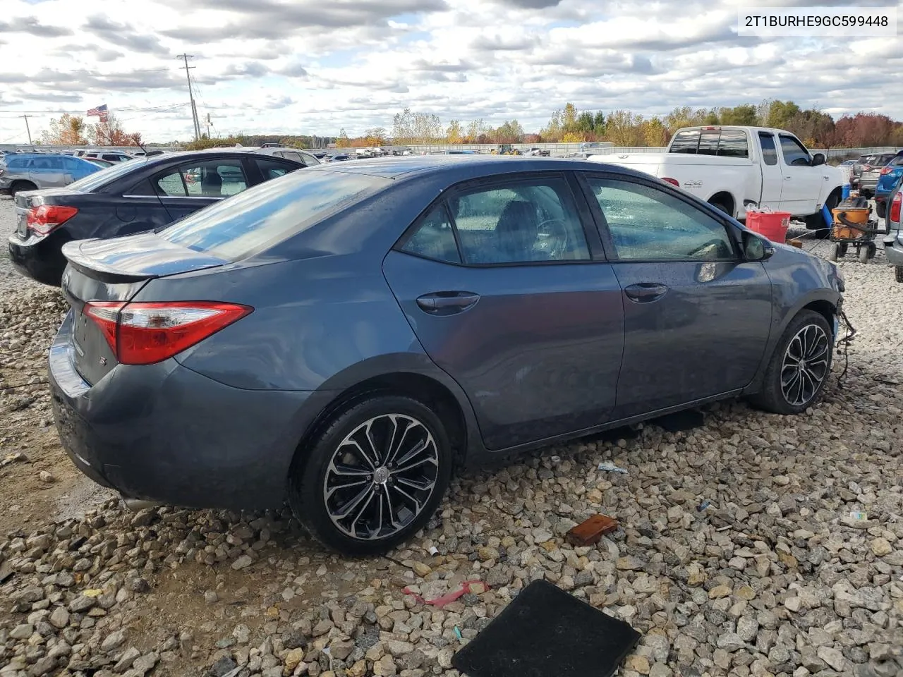 2016 Toyota Corolla L VIN: 2T1BURHE9GC599448 Lot: 76111254