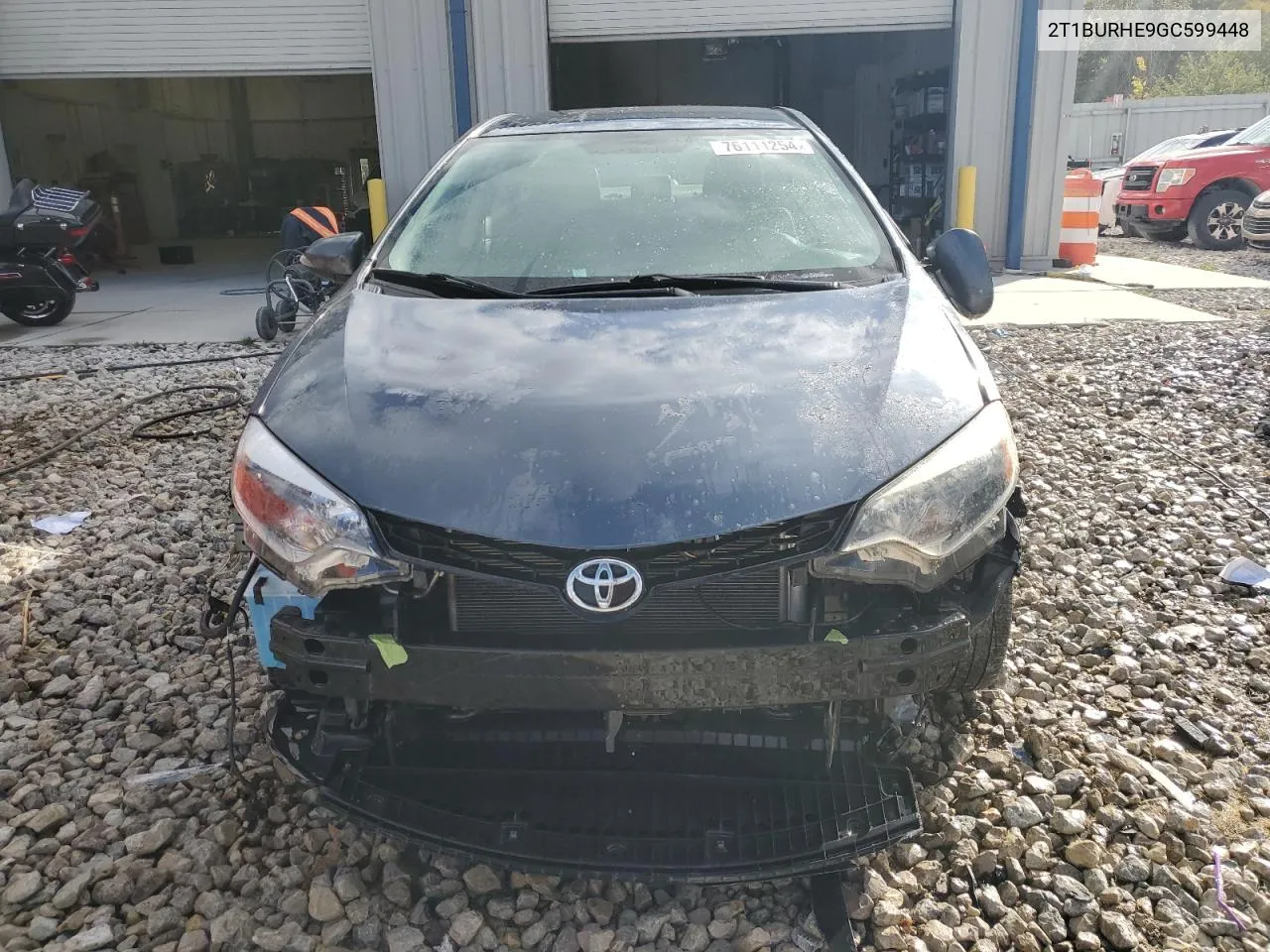 2016 Toyota Corolla L VIN: 2T1BURHE9GC599448 Lot: 76111254