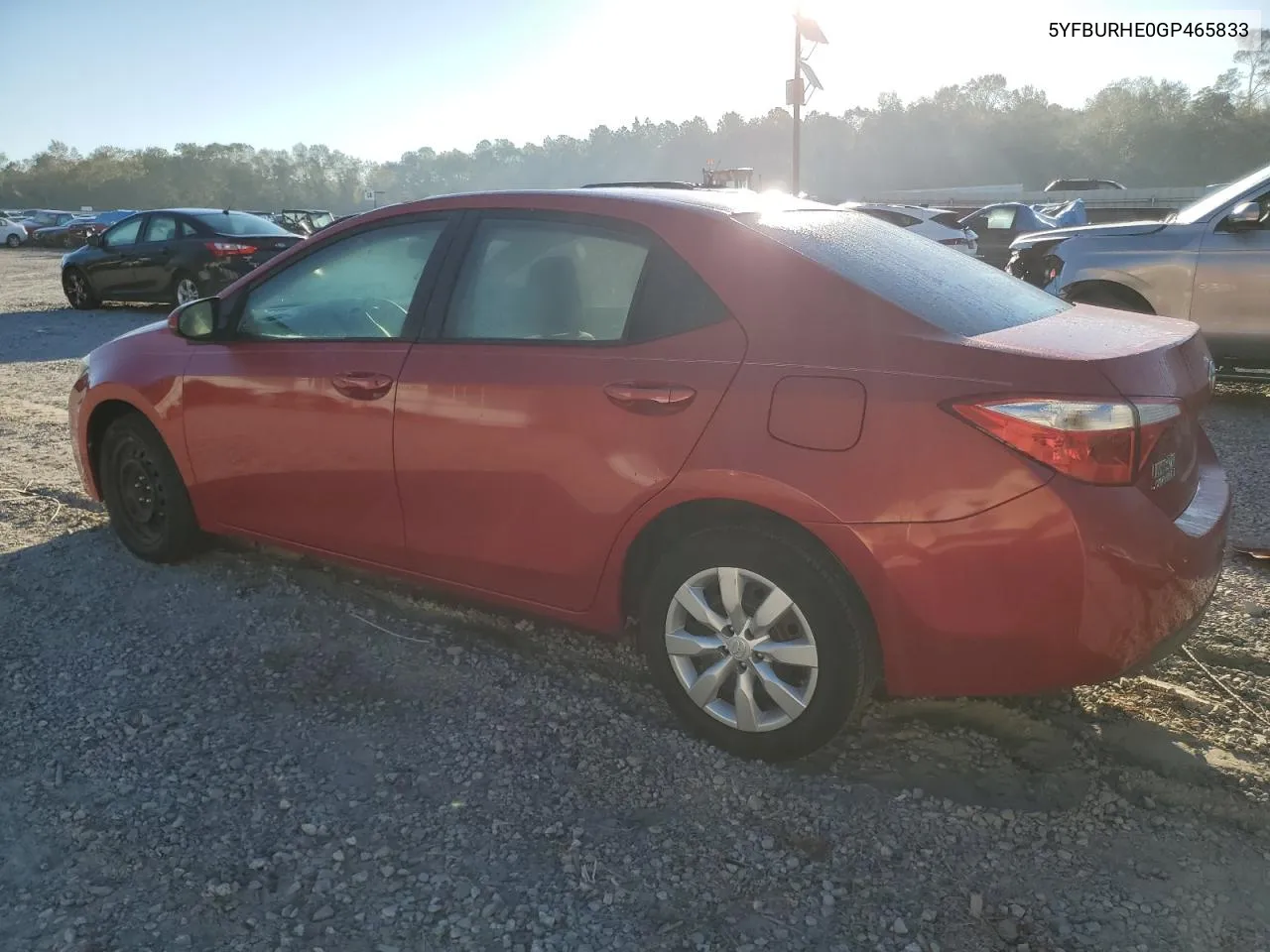 2016 Toyota Corolla L VIN: 5YFBURHE0GP465833 Lot: 76184684