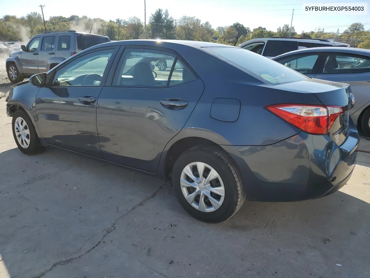 2016 Toyota Corolla L VIN: 5YFBURHEXGP554003 Lot: 76485534