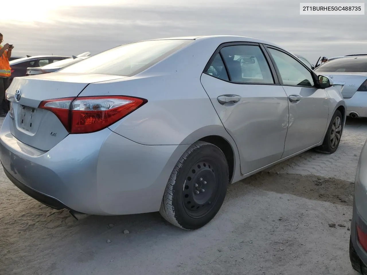 2016 Toyota Corolla L VIN: 2T1BURHE5GC488735 Lot: 76697024