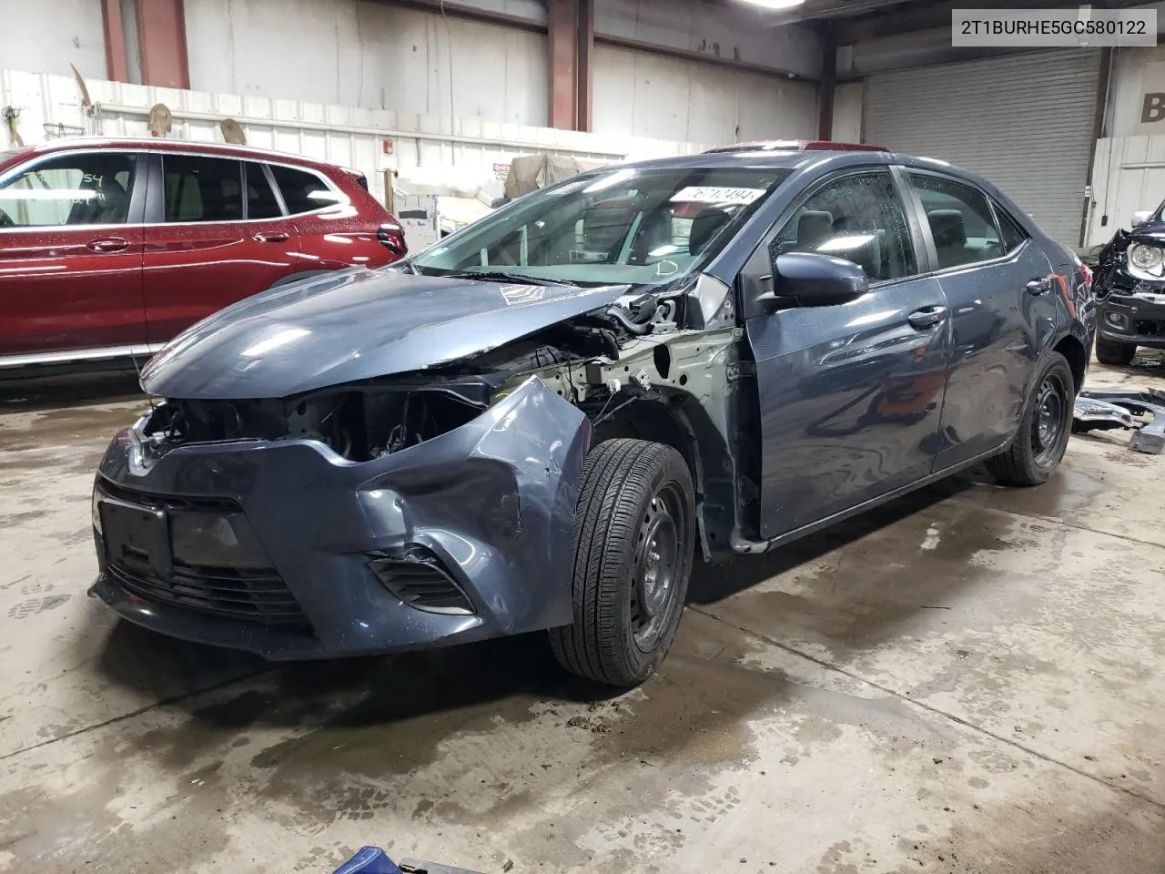 2T1BURHE5GC580122 2016 Toyota Corolla L