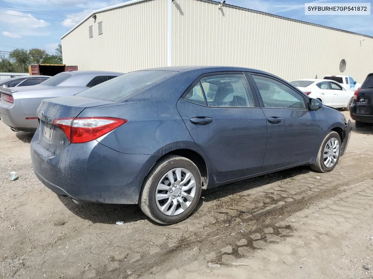 2016 Toyota Corolla L VIN: 5YFBURHE7GP541872 Lot: 76824544