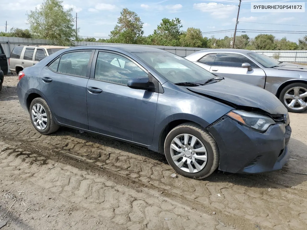 2016 Toyota Corolla L VIN: 5YFBURHE7GP541872 Lot: 76824544