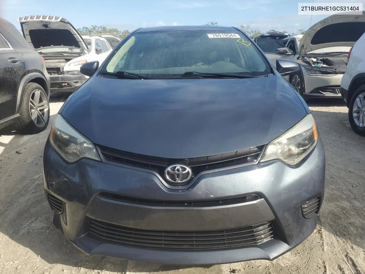 2016 Toyota Corolla L VIN: 2T1BURHE1GC531404 Lot: 76919544