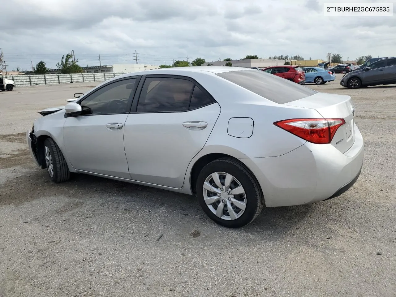 2016 Toyota Corolla L VIN: 2T1BURHE2GC675835 Lot: 76937464