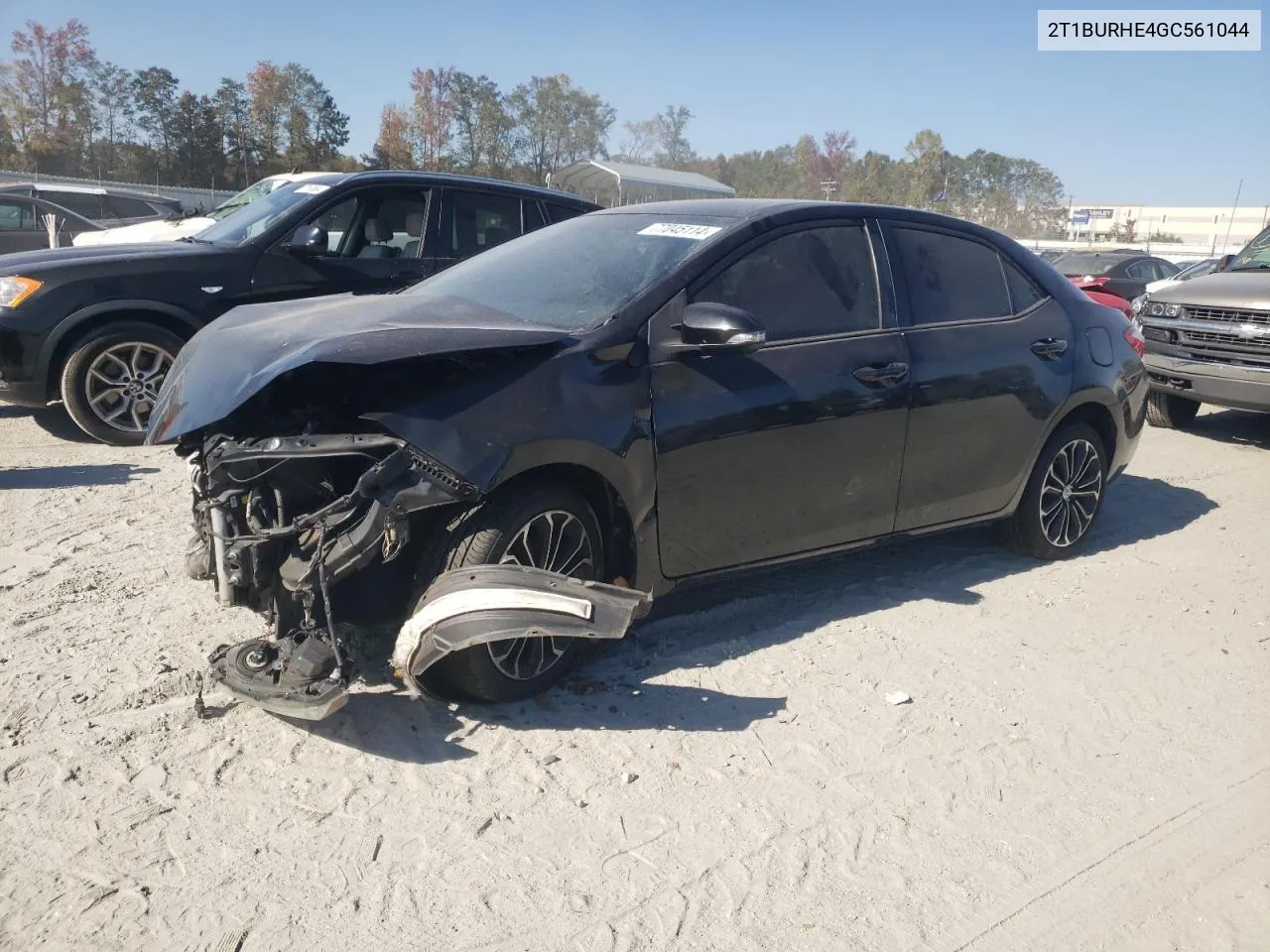 2016 Toyota Corolla L VIN: 2T1BURHE4GC561044 Lot: 77045114