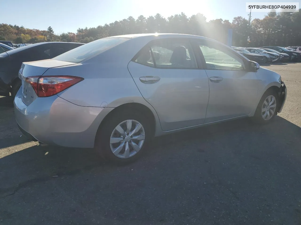 2016 Toyota Corolla L VIN: 5YFBURHE8GP404939 Lot: 77095214