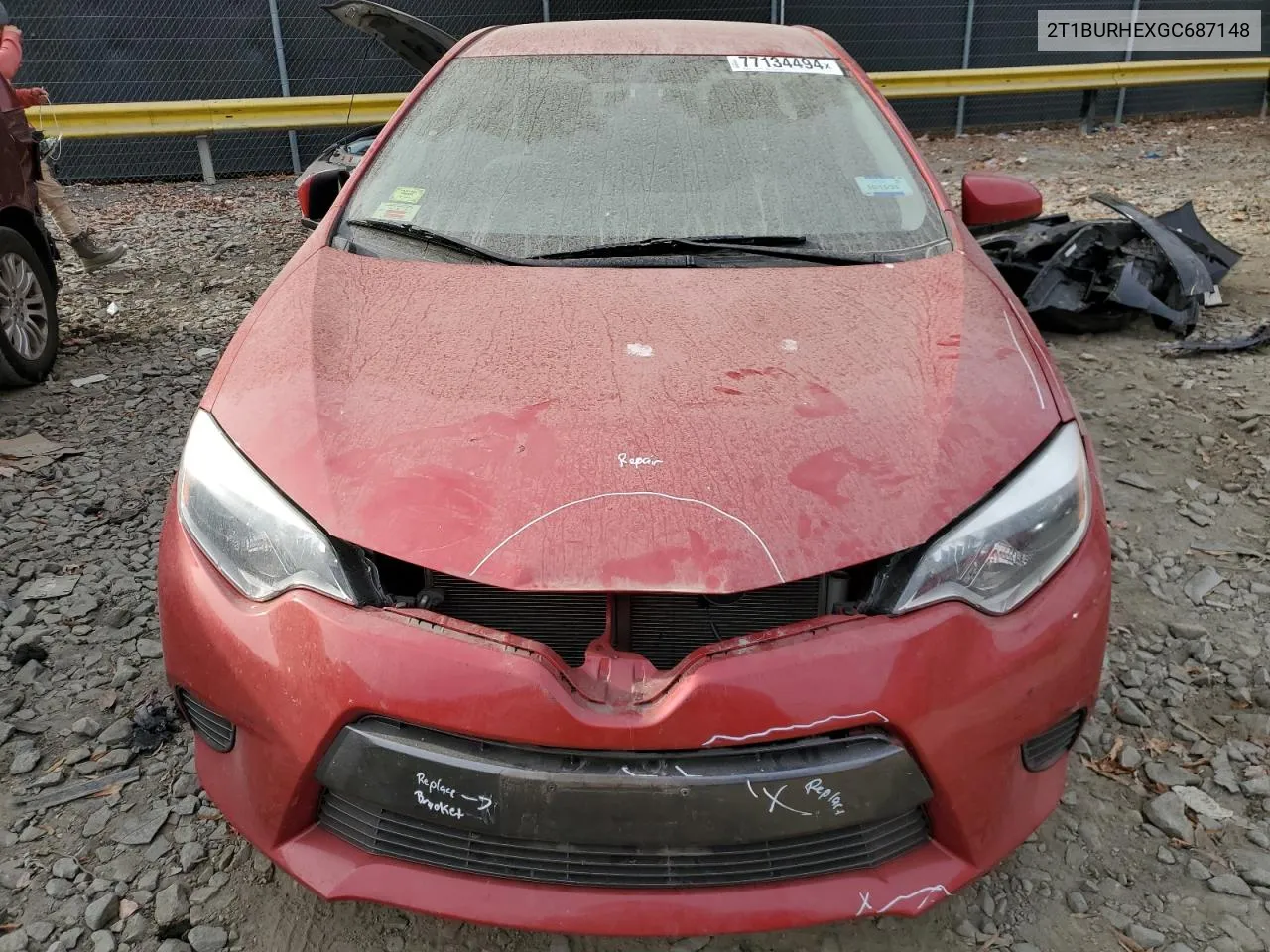 2T1BURHEXGC687148 2016 Toyota Corolla L