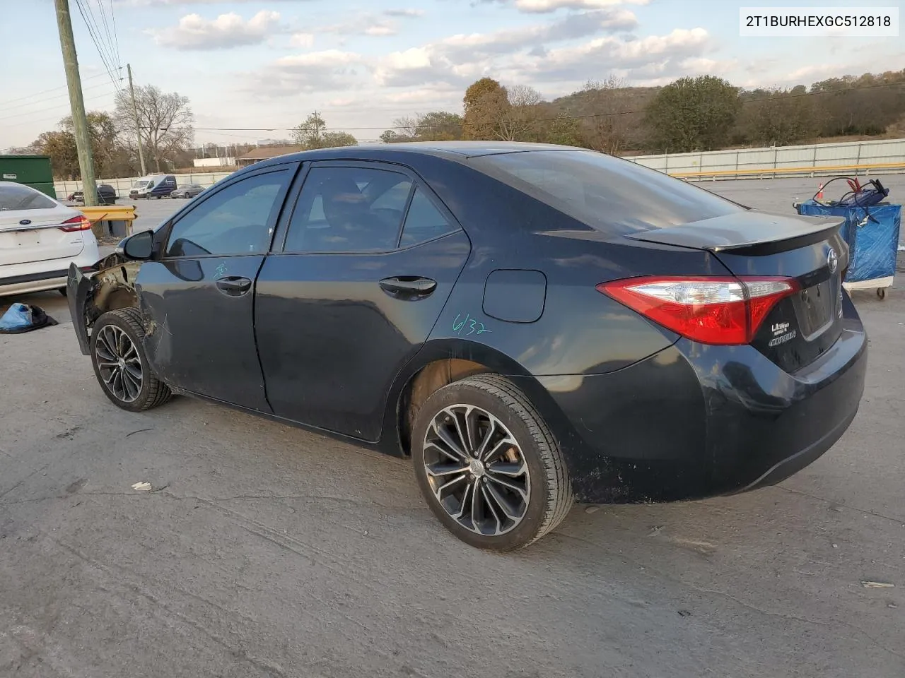 2016 Toyota Corolla L VIN: 2T1BURHEXGC512818 Lot: 77143124