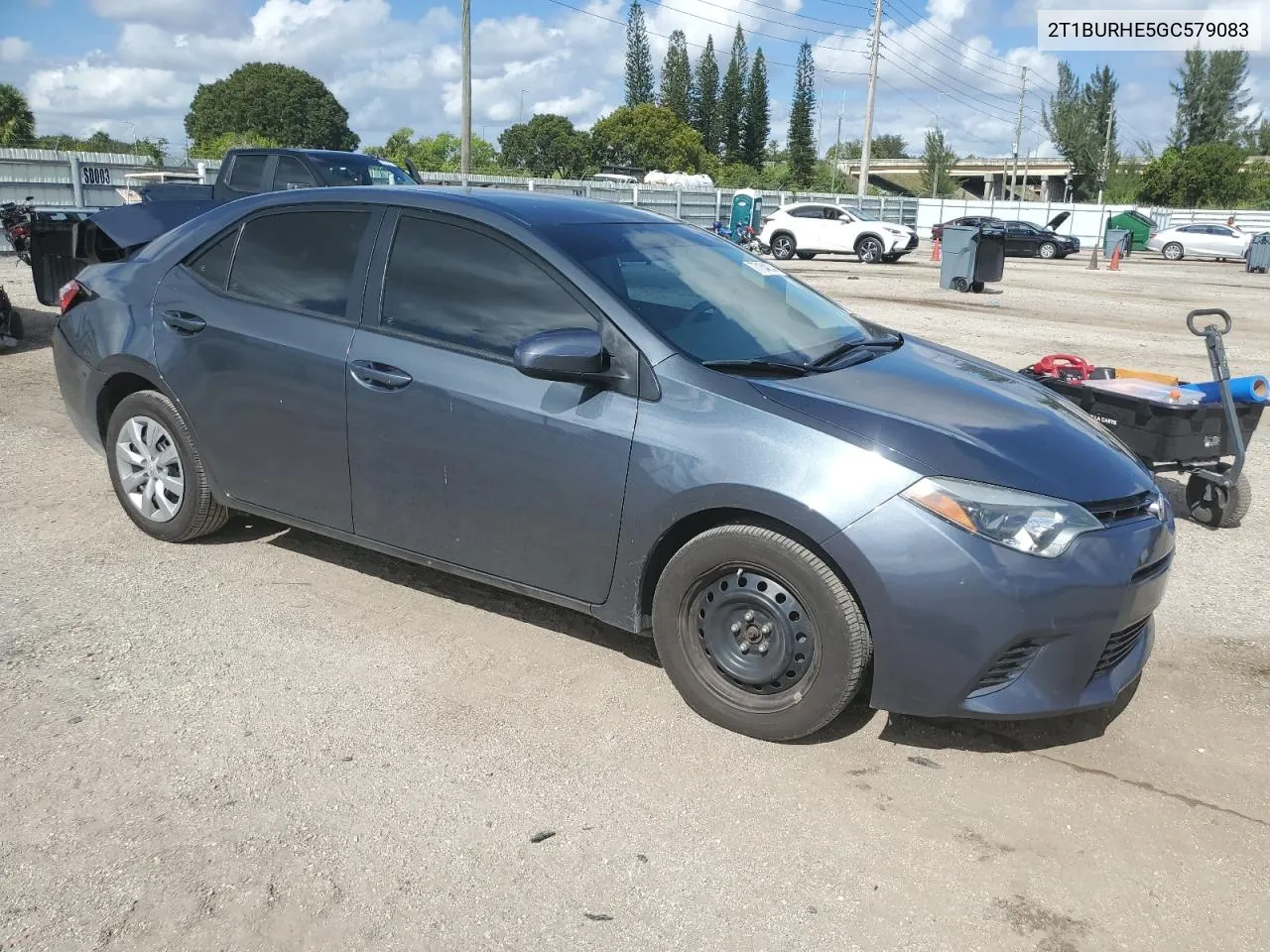 2016 Toyota Corolla L VIN: 2T1BURHE5GC579083 Lot: 77154034