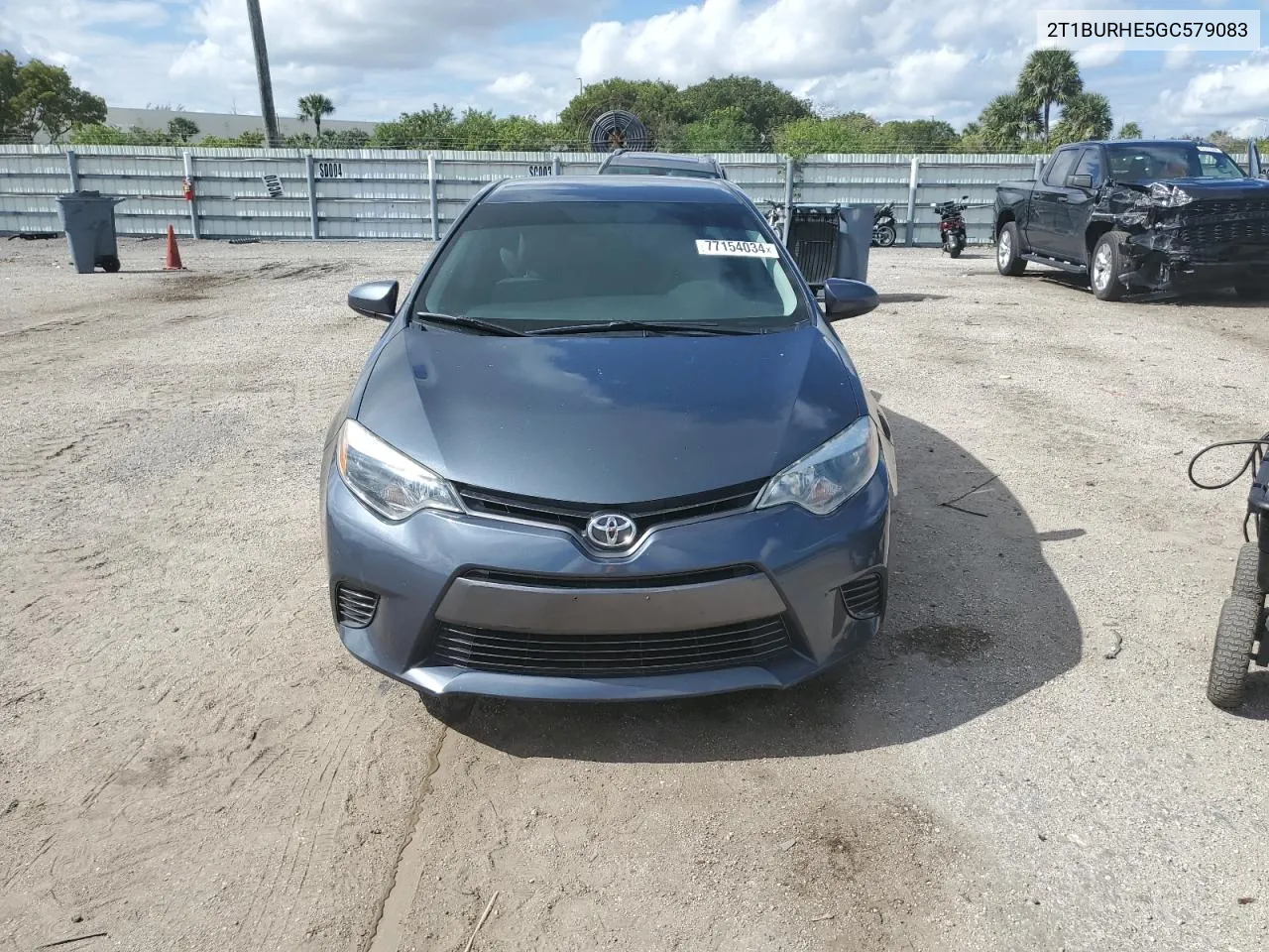 2016 Toyota Corolla L VIN: 2T1BURHE5GC579083 Lot: 77154034