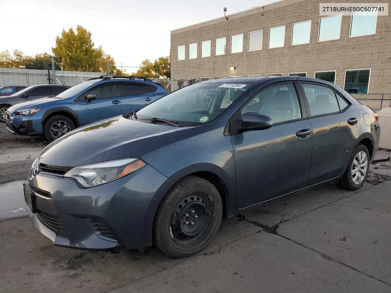 2016 Toyota Corolla L VIN: 2T1BURHE5GC607741 Lot: 77219264