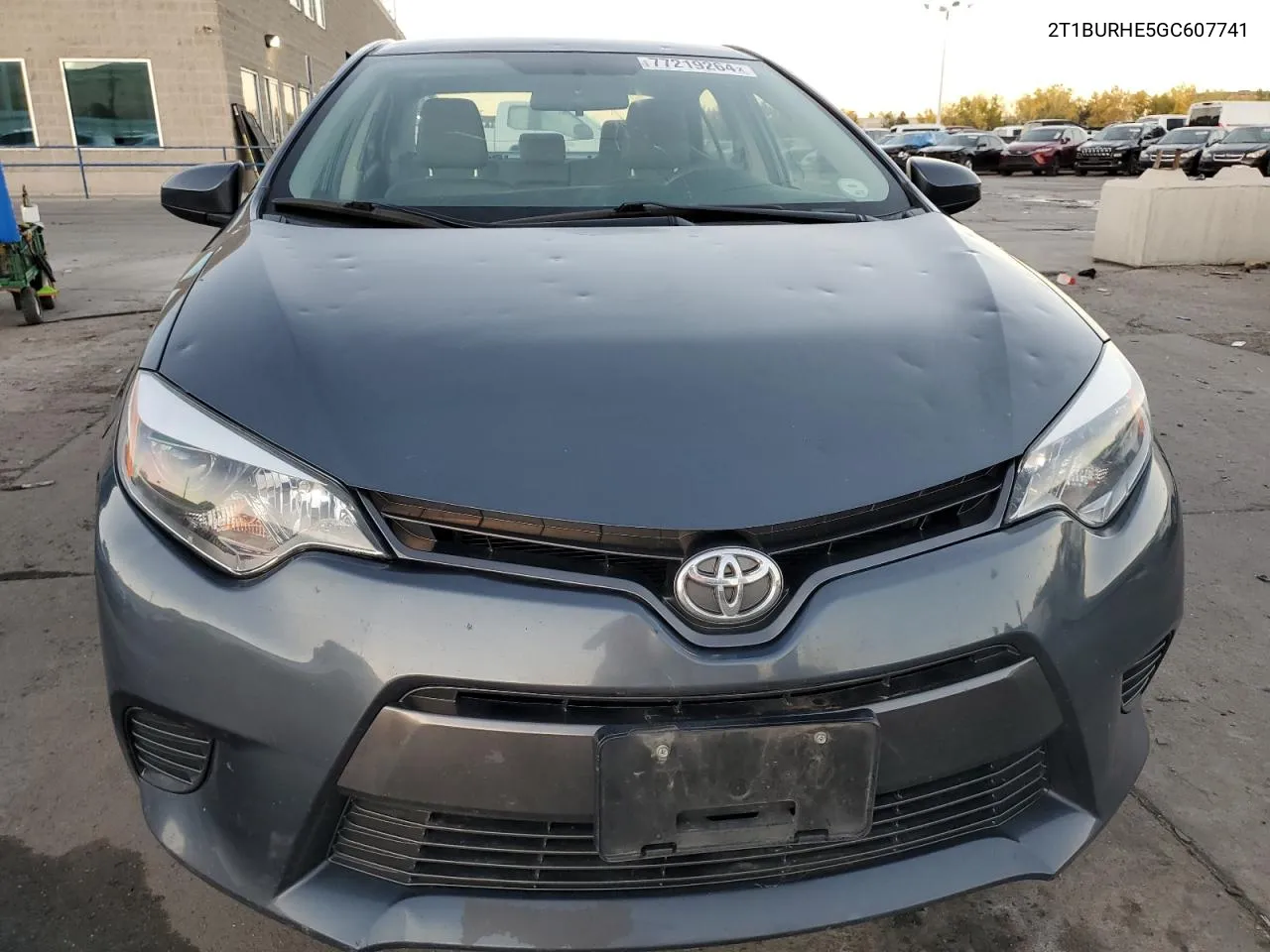 2016 Toyota Corolla L VIN: 2T1BURHE5GC607741 Lot: 77219264