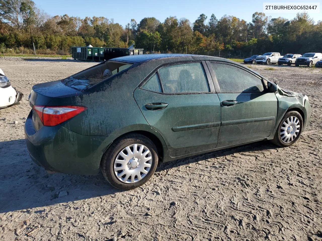 2016 Toyota Corolla L VIN: 2T1BURHEXGC652447 Lot: 77229944