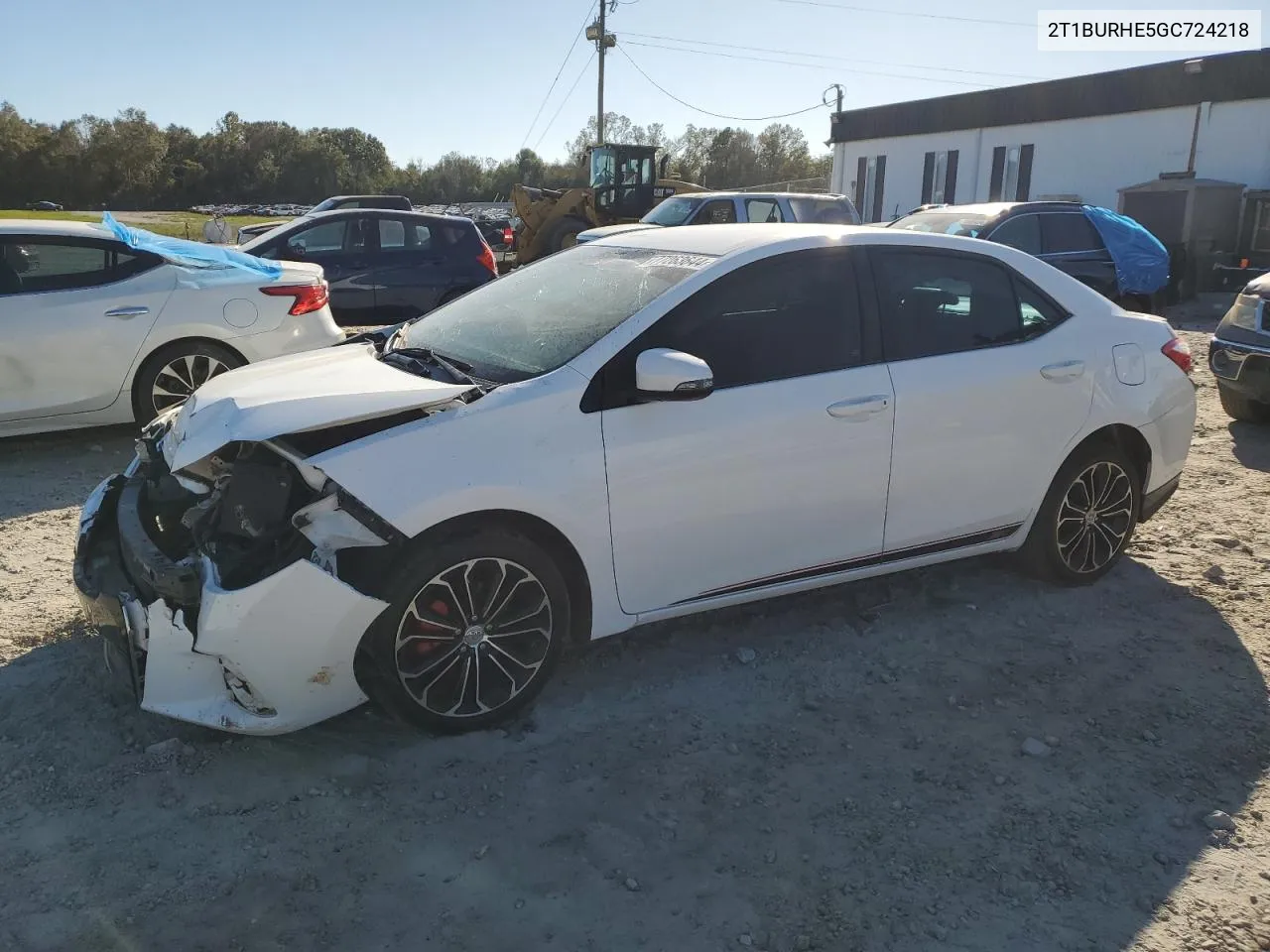 2016 Toyota Corolla L VIN: 2T1BURHE5GC724218 Lot: 77263644