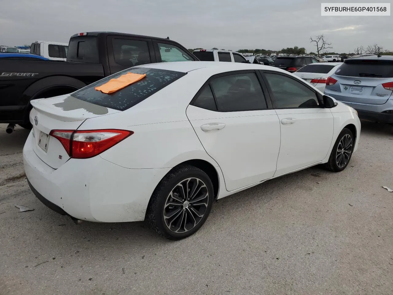 2016 Toyota Corolla L VIN: 5YFBURHE6GP401568 Lot: 77328174