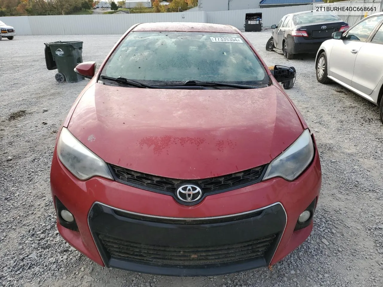 2016 Toyota Corolla L VIN: 2T1BURHE4GC668661 Lot: 77339354