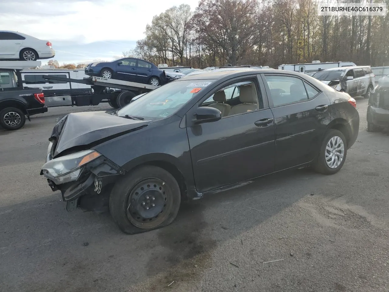 2016 Toyota Corolla L VIN: 2T1BURHE4GC616379 Lot: 77342324