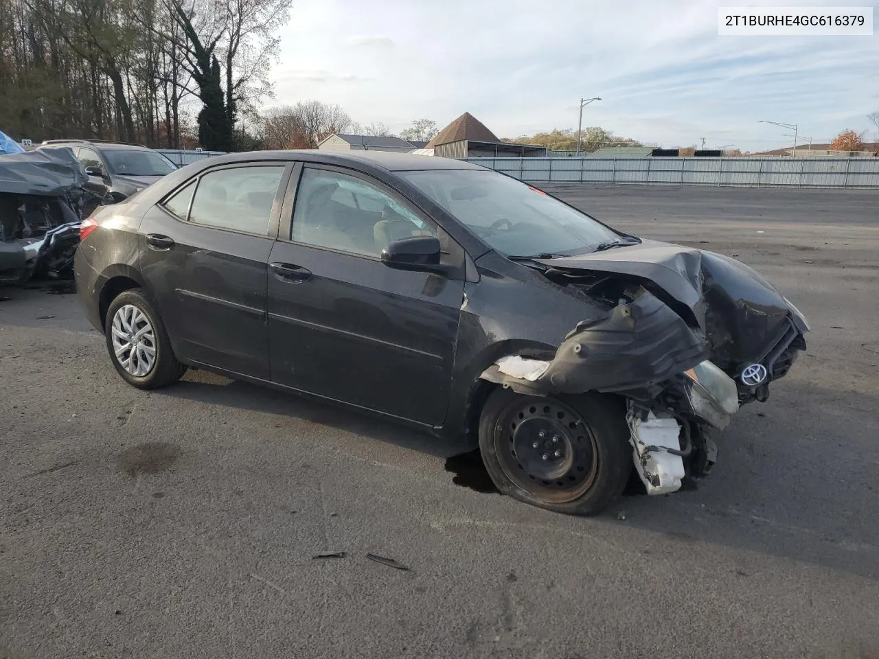 2016 Toyota Corolla L VIN: 2T1BURHE4GC616379 Lot: 77342324