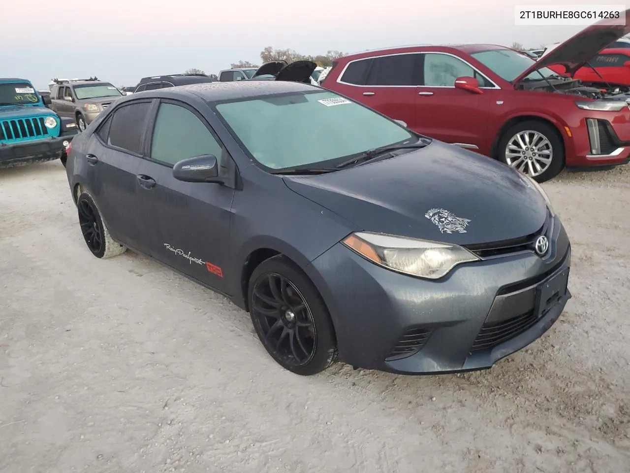 2016 Toyota Corolla L VIN: 2T1BURHE8GC614263 Lot: 77355534