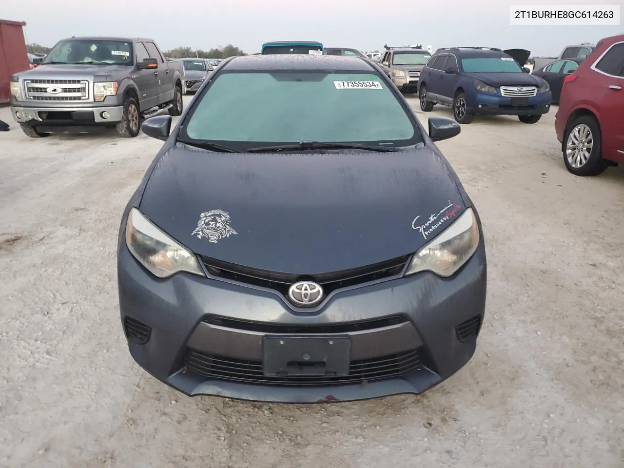 2016 Toyota Corolla L VIN: 2T1BURHE8GC614263 Lot: 77355534