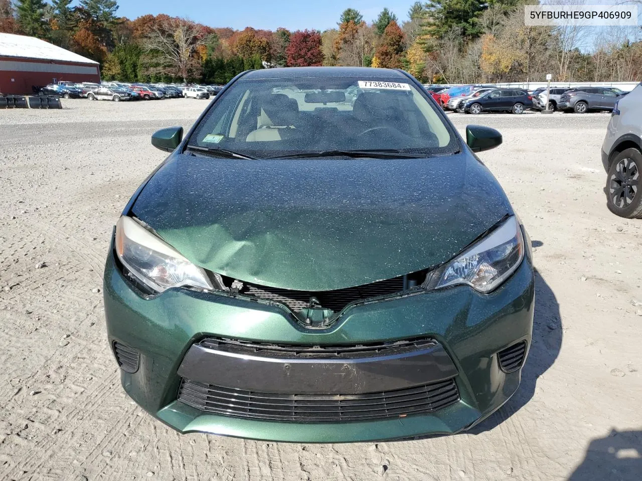 2016 Toyota Corolla L VIN: 5YFBURHE9GP406909 Lot: 77383684